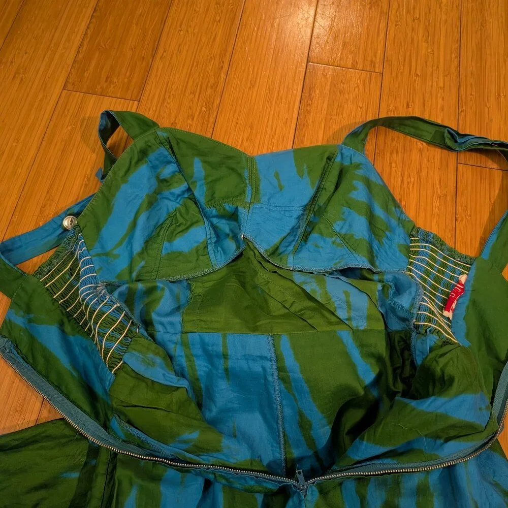 1950s True vintage Ruby of Miami green and blue party dress - Picture 11 of 13